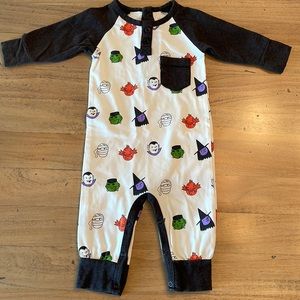 Monica & Andy Halloween Henley Romper